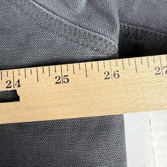 Walls Canvas Chore Jacket Extra Large Grey Faded Sherpa Lined Full Zip Work Wear - Picture 12 of 13